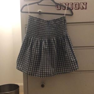APRICOT LANE She and Sky Brand blue gingham top